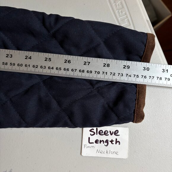 Peter Millar Full Zip Chesapeake Quilted Fleece Lined Suffolk Jacket - Men's M - Picture 8 of 9